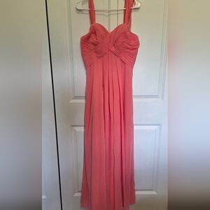 Modern Maids Coral Bridesmaid Dress